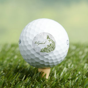 Green Peacock - Aangepaste Golf Balls Golfballen