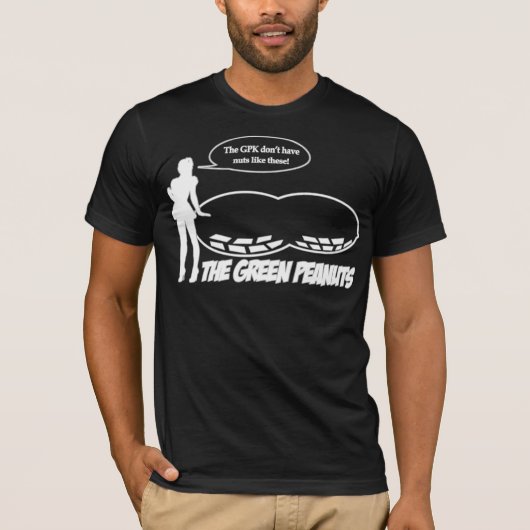 GREEN PEANUTS T-SHIRT (Voorkant)