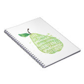 Green Pear Bijbel Quote Notitieboek (Rechterzijde)