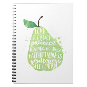 Green Pear Bijbel Quote Notitieboek
