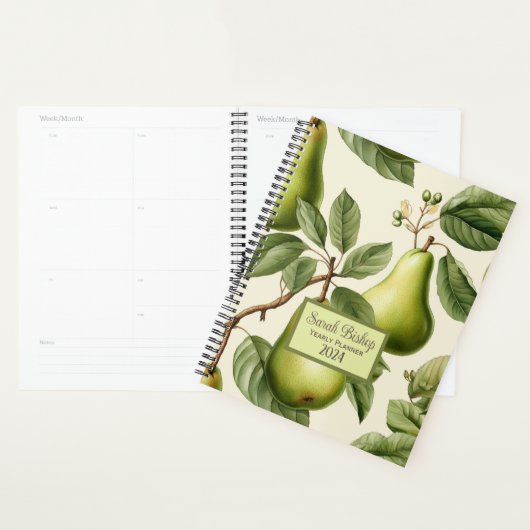 Green Pears Custom Jaarlijkse Planner Hardcover (Display)