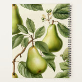 Green Pears Custom Jaarlijkse Planner Hardcover (Achterkant)