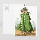 Green Peas  Food and Art Briefkaart (Voorkant / Achterkant)