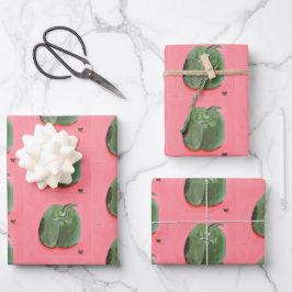 Green Pepper Inpakpapier Vel