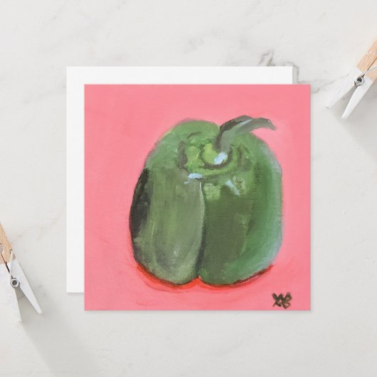 Green Pepper Kaart (Voorkant / Achterkant in situ)