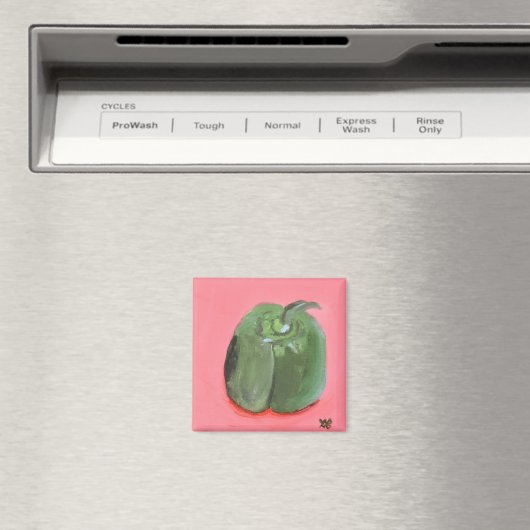 Green Pepper Magneet (Insitu (Vaatwasser))