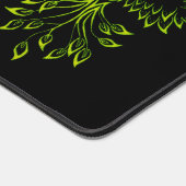 Green Phoenix stijgt op zwart Bureaumat (Hoek)