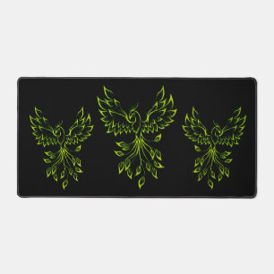 Green Phoenix stijgt op zwart Bureaumat