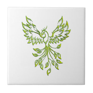 Green Phoenix Tegeltje