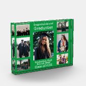 Green Photo Collage Gefeliciteerd Graduates Fotoblokken (Links)