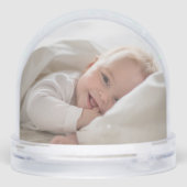 Green | Photo de bébé de Noël simple et doux (Arrière)