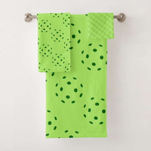 Green Pickleball Bad Handdoek (Insitu)