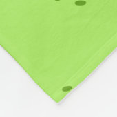 Green Pickleball Fleece Deken (Hoek)