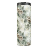 Green  Pine Cones Christmas Thermosbeker (Achterkant)