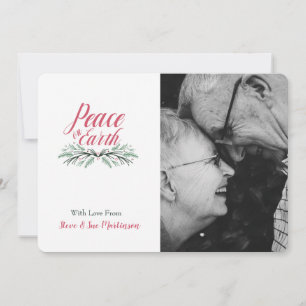 Green Pine Peace op aarde Kerstmis Kaart
