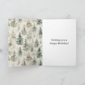 Green Pine Trees Kaart (Binnen)