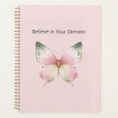 Green Pink White Mint Butterfly (Devant)
