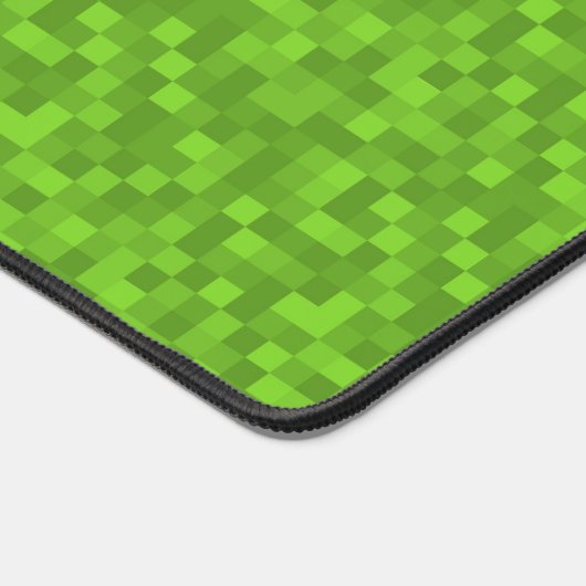 Green Pixel Pattern Retro 8-Bit Gaming (Coin)