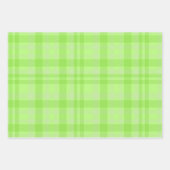 Green Plaid, Black & White Inpakpapier Vel (Voorkant)