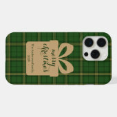 Green Plaid Christmas Festive Pattern -  (Verso Horizontal)