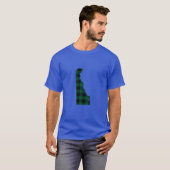 Green Plaid Delaware T-shirt (Voorkant volledig)