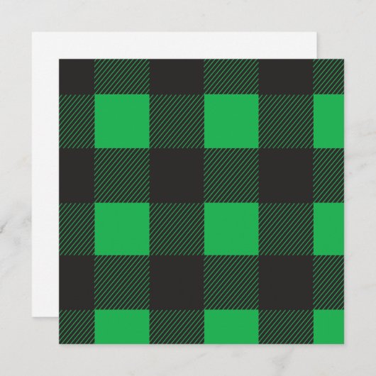 Green plaid pattern (Voorkant / Achterkant)