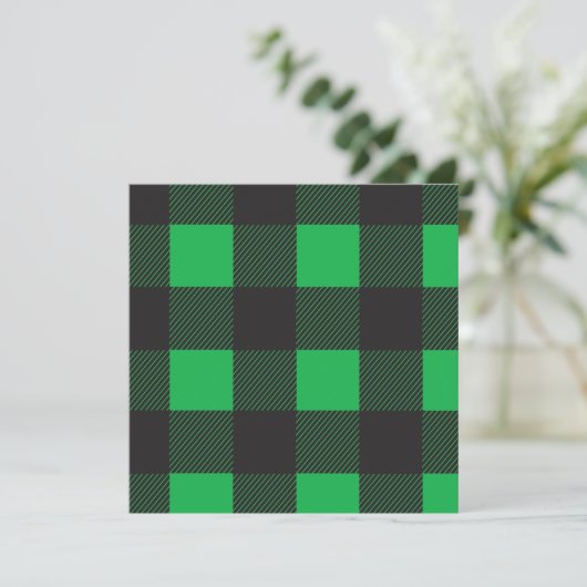 Green plaid pattern (Staand voorkant)