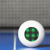 Green plaid pattern pingpongballen (Net)