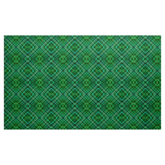 Green plaid pattern stof (Yard (91,4 cm))