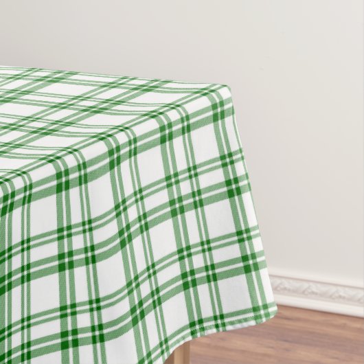 Green Plaid Print Tafelkleed (Voorbeeld)