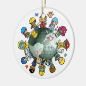 Green Planet Ornament (Links)