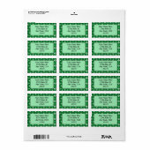 Green Play Etiket (Full Sheet)
