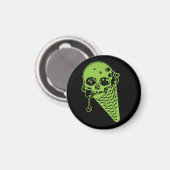 Green Poison Ice Cream Magnet Magneet (Voorkant / Achterkant)
