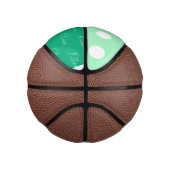 Green Poka Dots Basketbal (Rechts)