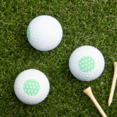 Green Poka Dots Golfballen (Insitu Gras)