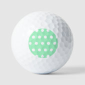 Green Poka Dots Golfballen (Voorkant)