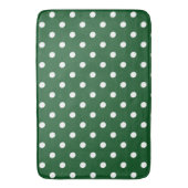 Green Polka Dot Badmat (Voorkant Verticaal)