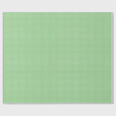 Green Polka Dot Pattern Cadeaupapier (Vlak)