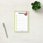 Green Polka Dot Red Diamond Post-it® Notes (Kantoor)