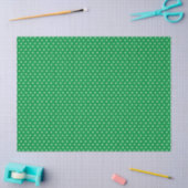 Green Polka Dot Tissuepapier (Craft)