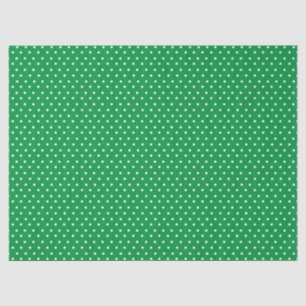 Green Polka Dot Tissuepapier