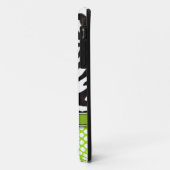 Green Polka Dot Zebra Stripe iPhone 5 Hoesje (Achterkant/links)