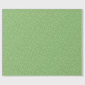 Green Polka Dots Cadeaupapier (Vlak)