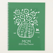 Green Posy Vase Planner (Voorkant)