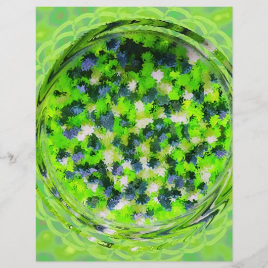 Green Potpourri Bulk Scrapbook Paper Pages Flyer (Voorkant)