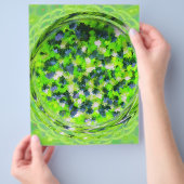 Green Potpourri Bulk Scrapbook Paper Pages Flyer (Hand)