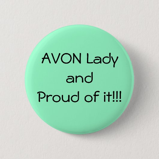 Green Proud Avon Button (Voorkant)