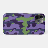 Green Purple and Blue Camo abstract Case-Mate iPhone Case (Achterkant (horizontaal))