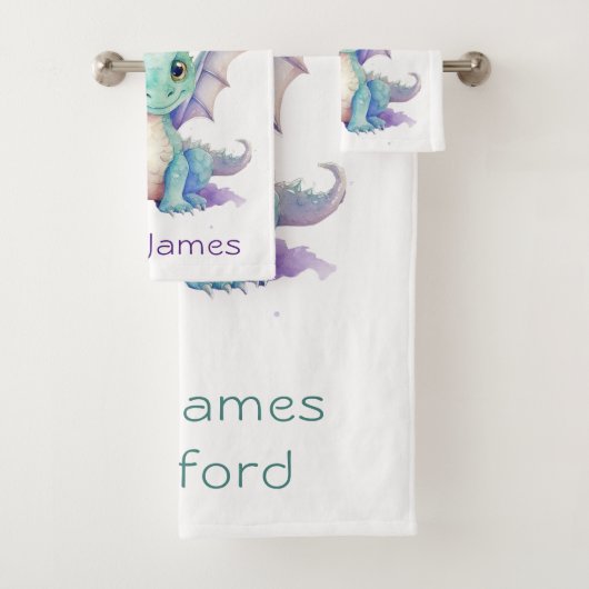 Green Purple Dragon Anniversaire de enfant cadeau  (En situation)