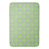 Green Quatrefoil Badmat (Voorkant Verticaal)